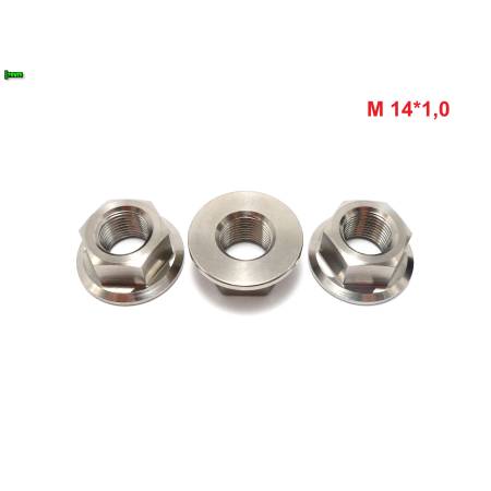 Nakrętka kołnierzowa m14 skok 1,0 din 6923 tytanowa grade 5